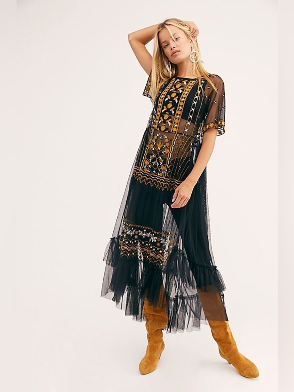 Free People Sabrina Maxi Top